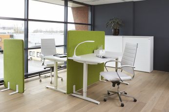 Elektrische zit-sta werkplek 180x80cm Leverbaar in 24 Kleur Combinaties